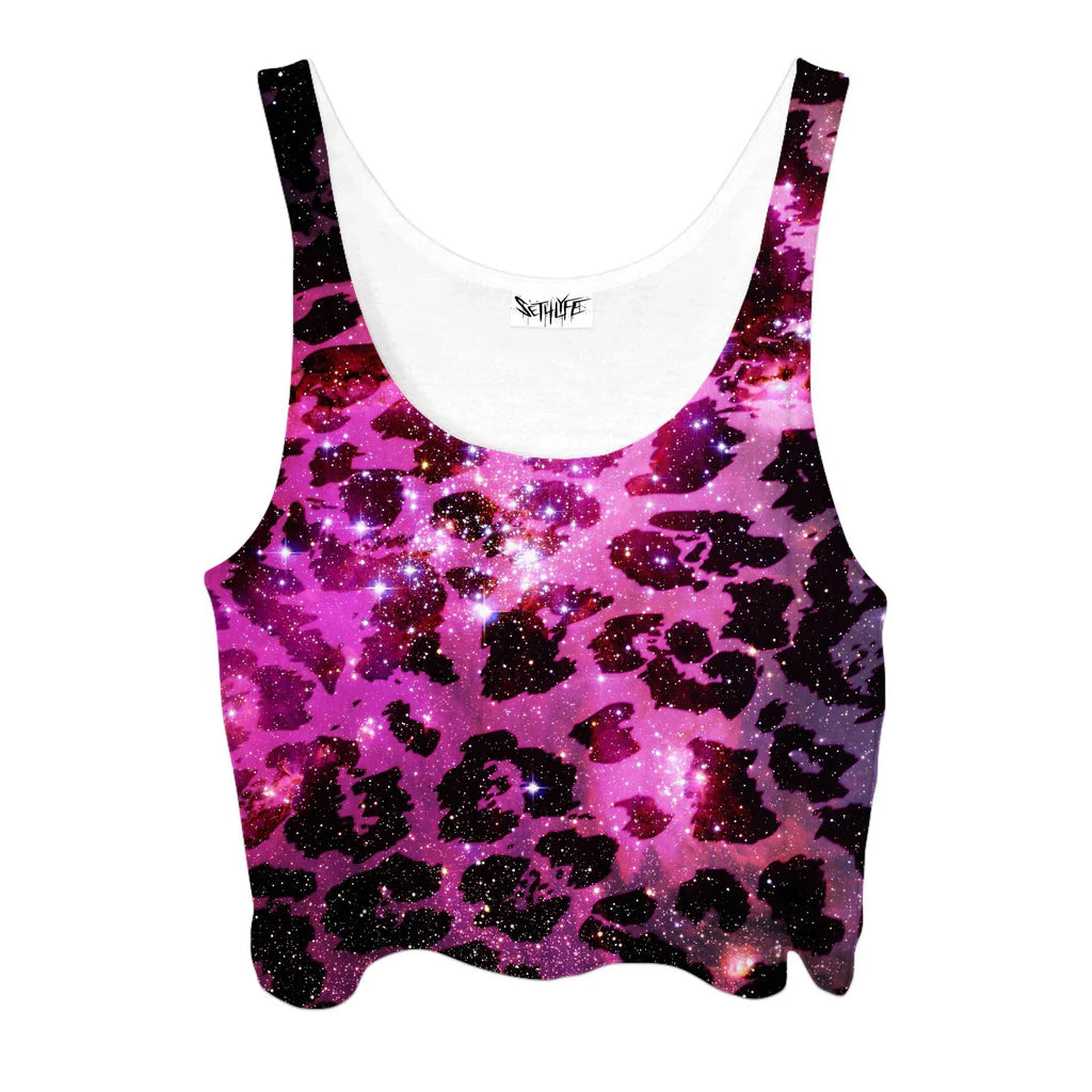 SPACE LEOPARD CROPTOP (Clearance)