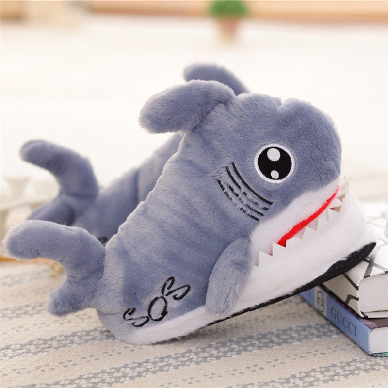 SHARKIE FUZZY SLIPPERS