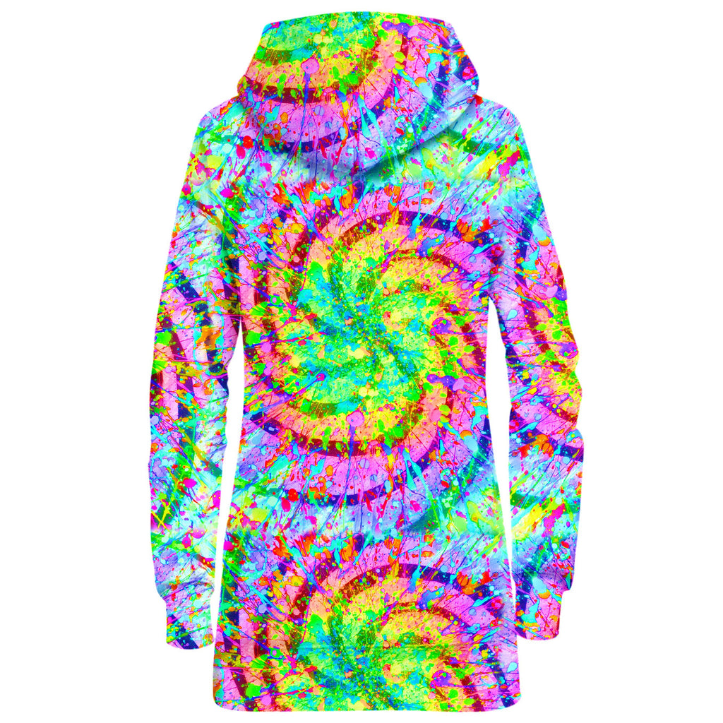 NEON DIZZY HOODIE DRESS