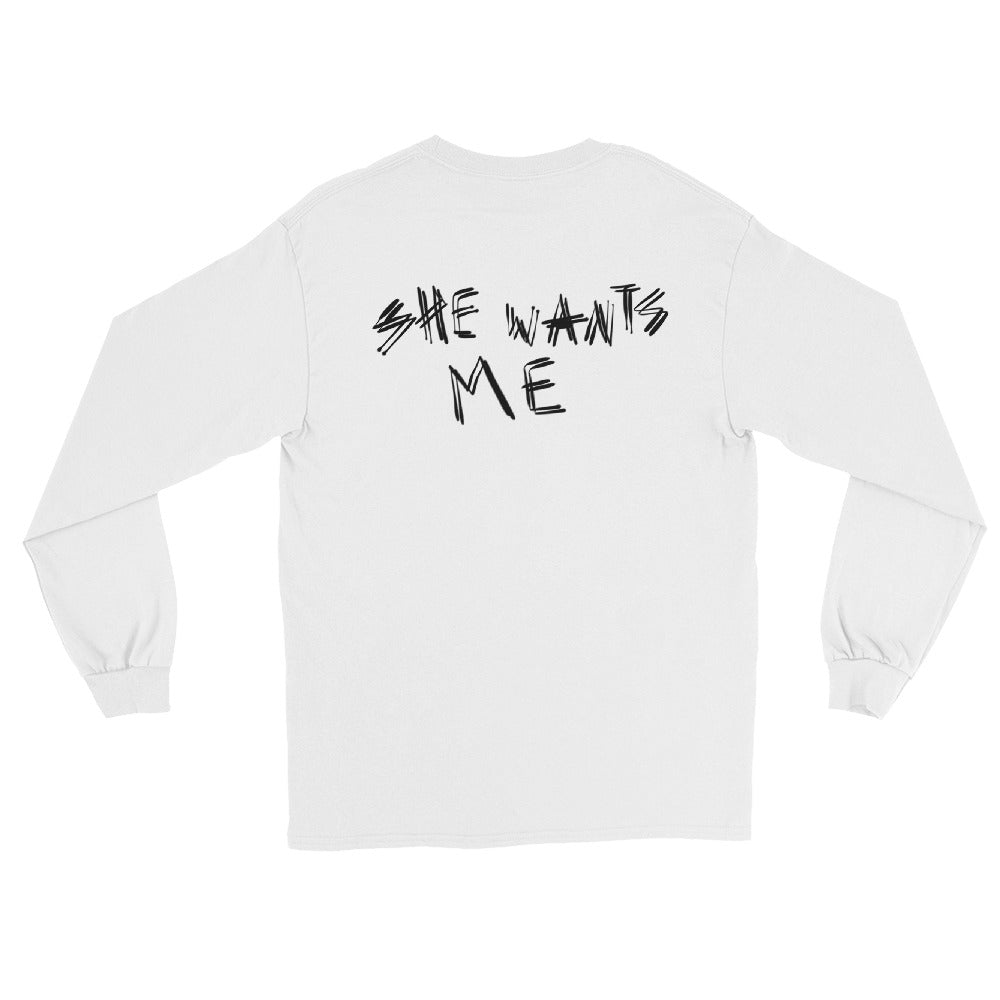 SNEX SHE WANTS ME GRAPHIC LONG SLEEVE SHIRT